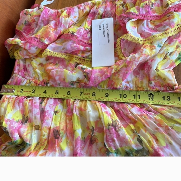 Revolve Rococo sand asymmetrical one shoulder dress in medium - Picture 4 of 6